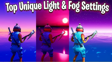 The *BEST* Unique LIGHT & FOG Settings For 1v1 Maps in Fortnite! (Best Lighting for 1v1 Maps)