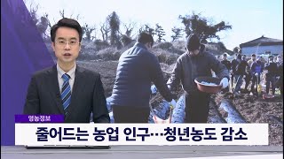 [영농정보] 줄어드는 농업 인구…청년농도 감소