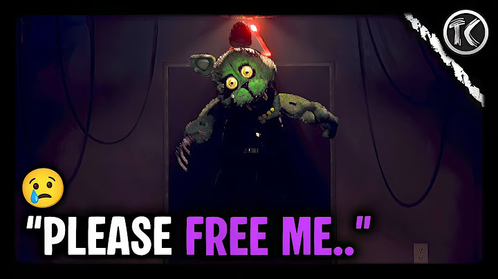 egy új FNAF játék, ahol meg kell mentenie az animatronicsot.