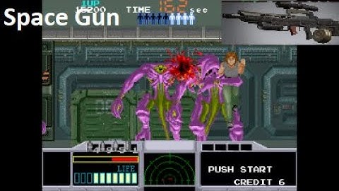 Space Gun Arcade (1990) Full Playthrough / Good Ending