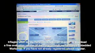 Download the Renesas High-performance Embedded Workshop (12/14)