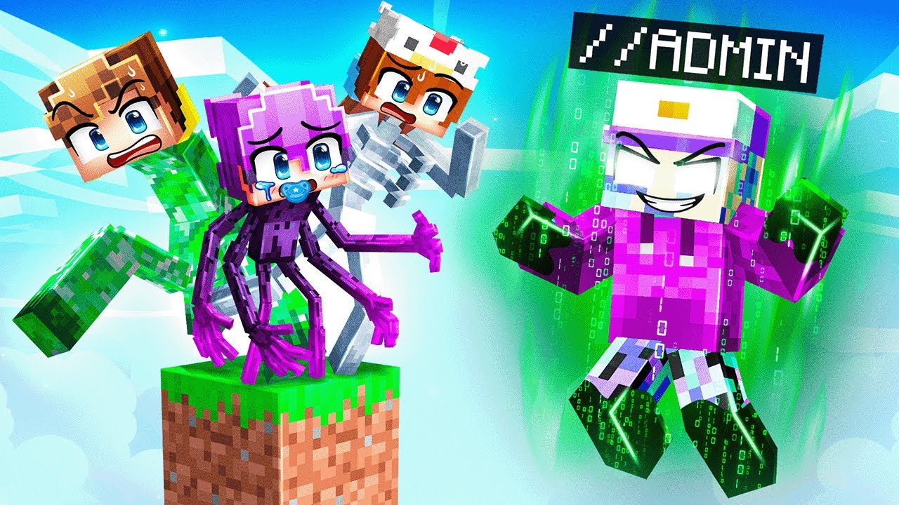 Using ADMIN COMMANDS on a MUTANT ONLY One Block!