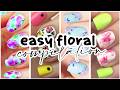 Easy &amp; Cute Floral Nail Art Design Compilation 🌸