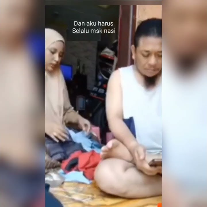 Video lucu istri sindir suami lewat lagu😂