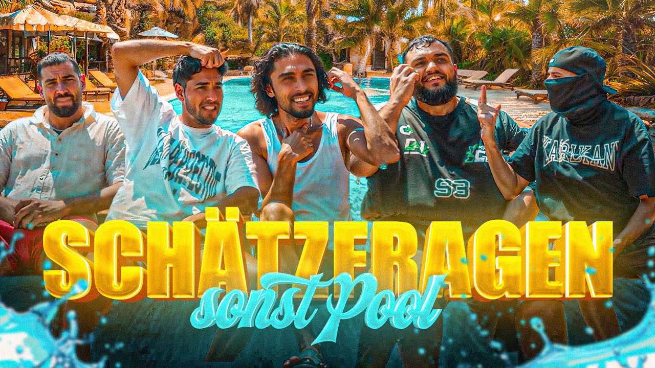 ICON 6 KÜNSTLER WIRD BEIM SCHUMMELN ERWISCHT 😂 ICON 6 SCHÄTZFRAGEN sonst POOL 💧 mit Mocros & Accaoui