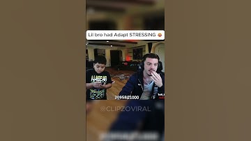 Lil bro had Adapt STRESSING😂#shorts #fazeadapt #faze