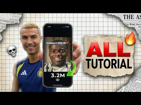 The 2030 Ronaldo Edit Tutorial is FINALLY here! 🐐🔥
