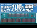 2023シーズン、セイバーメトリクス的に合理的な打順組んでいた球団は？