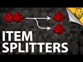 Minecraft item splittersdividers tutorial