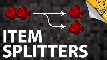 Minecraft: Item Splitters/Dividers [Tutorial]