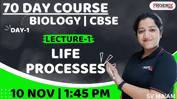 70 DAY COURSE | COMPLETE BOARD Std 10 CBSE | SCIENCE | Lec-1 | SV MAM