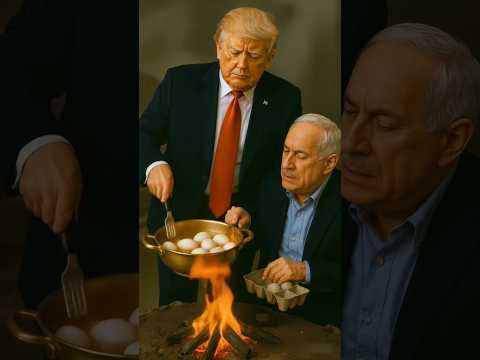 Trump raids Khamenei's farm 😱😂 #trump #alikhamenei #funny #netanyahu