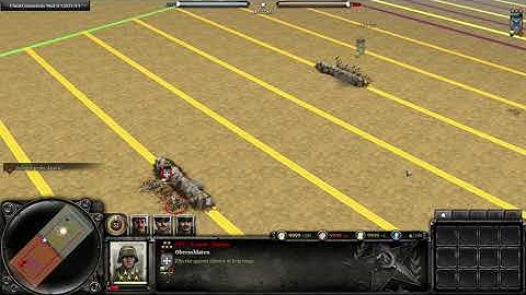 COH2 Bug test Conscript Infantry Squad Vet3x80 vs Obersoldaten Vet5