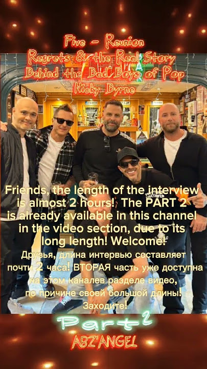 may 2025 #NickyByrne #Five #Reunion #abzlove #absbreen #j #scott #rich #sean #interview