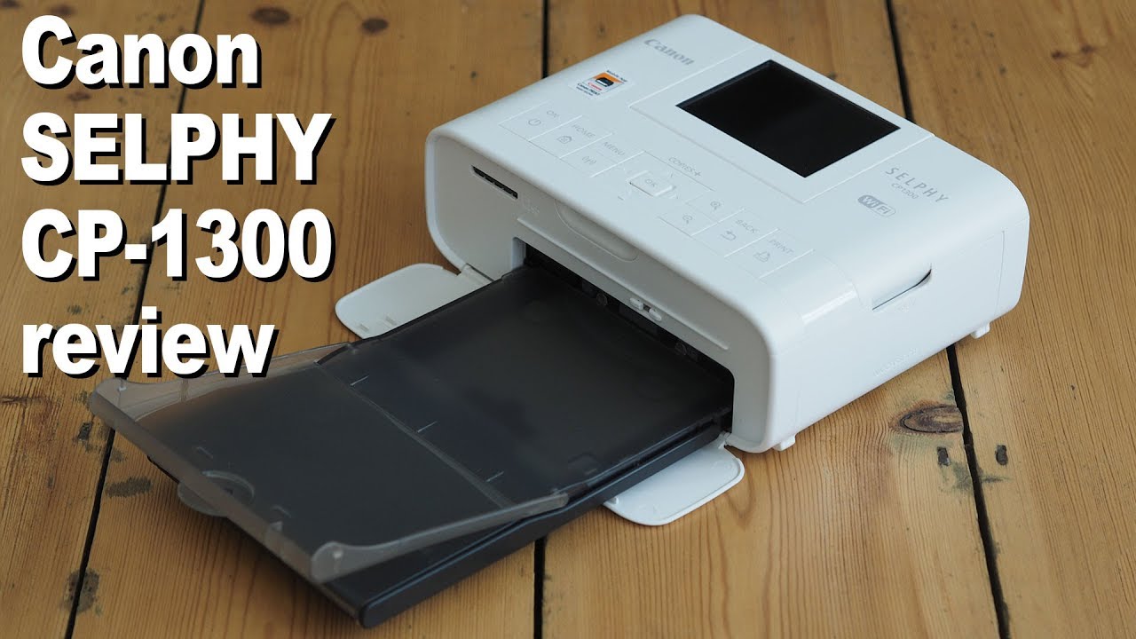 Badeværelse gør ikke spektrum Canon SELPHY CP 1300 printer review - YouTube