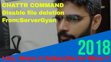 Change Attributes of File with Chattr Command in Linux From ServerGyan