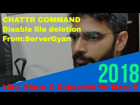 Change Attributes of File with Chattr Command in Linux From ServerGyan