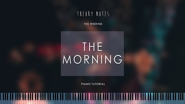 The Morning Piano version - Piano performance video thumbnail