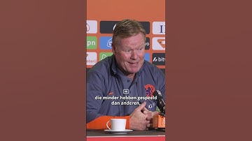 Ronald Koeman laat zich uit over de spitspositie van Oranje! 👀#nederland #weghorst #memphis