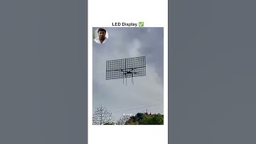 3D LED display in the sky।
