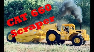 Cat 660 Scraper,  Big Iron and Black Smoke