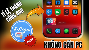 Cài Esign Không Cần PC - Chứng Chỉ Mới Cài Đặt IPA Không Cần Jailbreak Trên iPhone