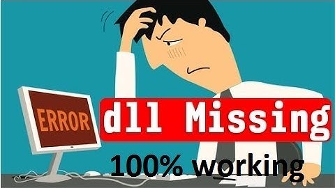 How to Fix All .DLL file Missing Error in Windows PC (windows 10/8.1/7)