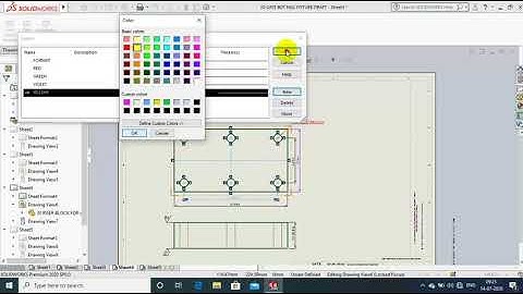CHANGE LAYER | DRAFTING  SOLIDWORKS 2020