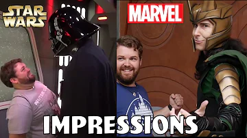 Disney Parks Impressions Star Wars and Marvel Compilation