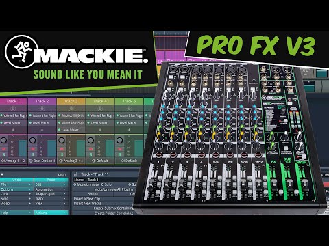 MACKIE Pro FX V3: te explicamos el uso como Interface de Audio de las mesas Mackie. Tutorial español