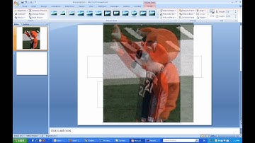 Inserting an Image as the Background in Microsoft PowerPoint 2007