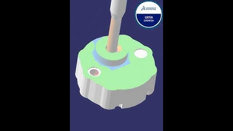 CAM simulation of a pump body in CATIA v5  #cnc #cad #catiav5 #models #3dmodeling #tutorials