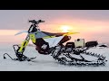 How to build a snowbike from start to finish husqvarna fx450 with timbersled riot s