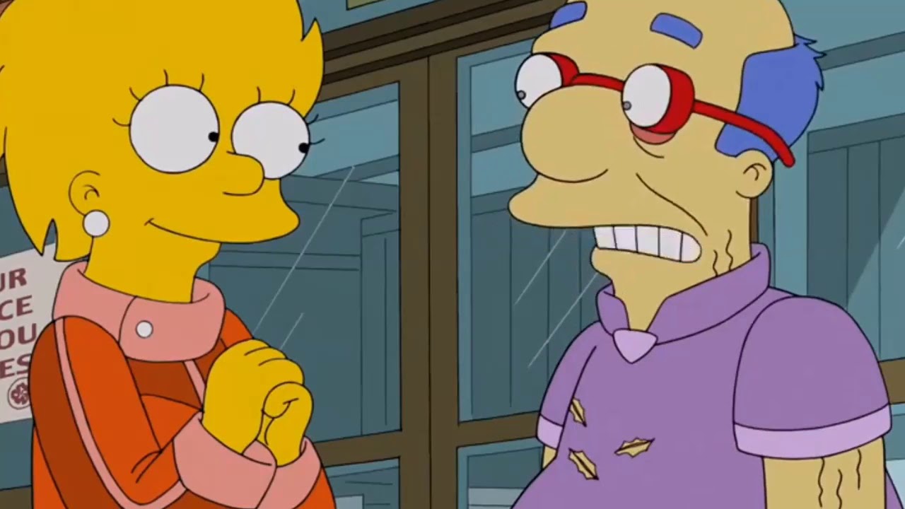 Lisa Simpson and Milhouse Van Houten - wide 2