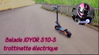 💥 Balade 100% top avec JOYOR S10-S Trottinette électrique. ( Modifié )