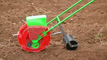 hand push corn planter