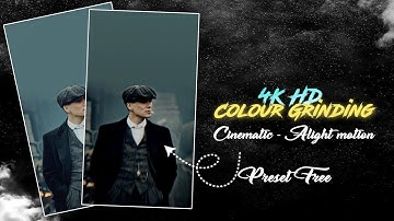Colour Grading CC Alight Motion Tutorial