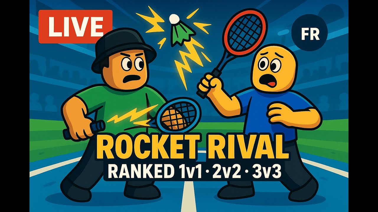 Live Roblox Rocket Rival FR -- Ranked 1v1/2v2/3v3 + Viewer Games - YouTube