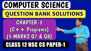 class 12 question banks solutions computer science paper 1 Q7 10 sum of 10 nos in array Q8 factorial