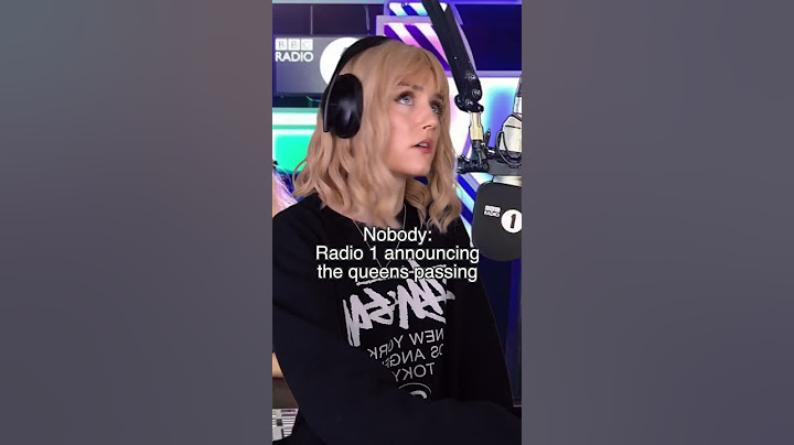 Radio 1 announcing the queens passing #shorts