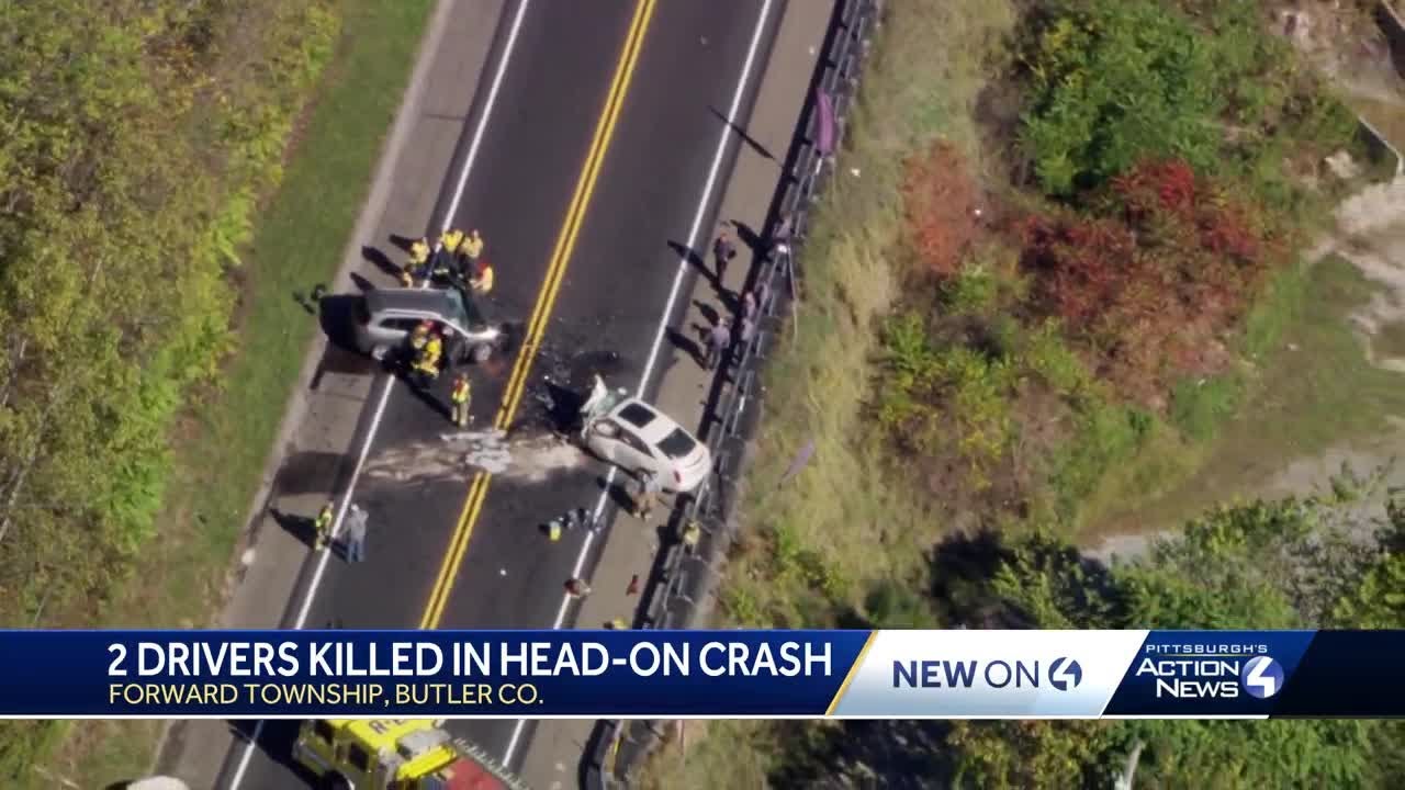 2 people killed in head-on crash on Route 68 in Butler County - YouTube