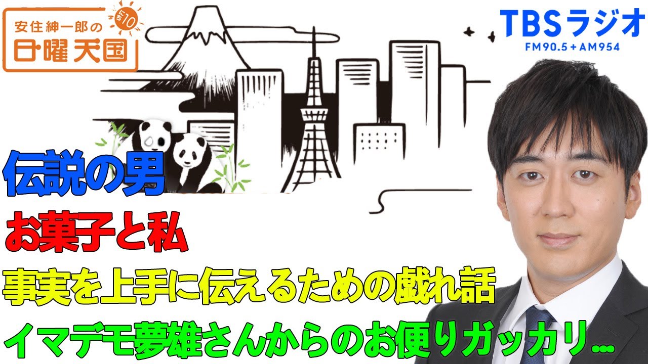 安住紳一郎の日曜天国 💧悪戦苦闘の電報  ◆ ◆ 出演者 安住紳一郎（TBSアナウンサー）