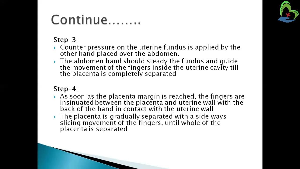 KNOWLEDGE NURSING | Manual Removal of Placenta - YouTube