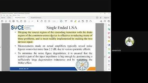 MIC&RFSD | Lecture-184 | Design of Low Noise Amplifiers Part-8