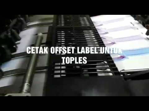CETAK OFFSET LABEL TOPLES 