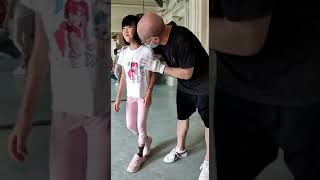 [1] Emily tried to break a 2/3 plank in 0.5 inch thick with stamping kick.VID 20211002 WA0003