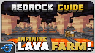 NEW! 1.17 LAVA FARM (PC, Console, Mobile) | Bedrock Guide 045 | Survival Tutorial Lets Play screenshot 2
