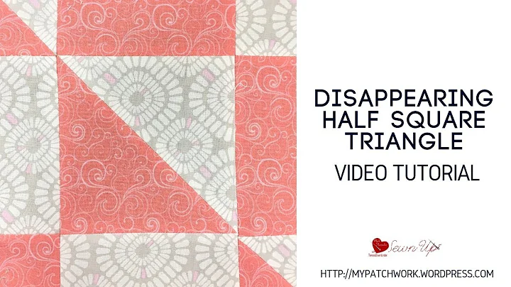 Quick and easy disappearing half square triangle q...