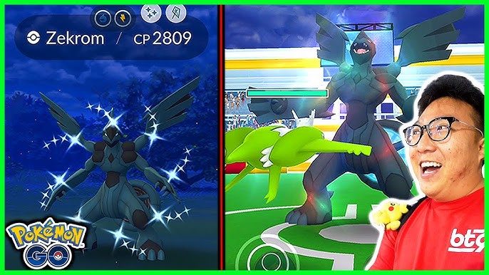 Pokémon Go - Zekrom Shiny e Reshiram Shiny - counters, fraquezas