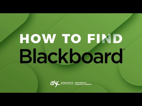 Finding Blackboard for BSC Students